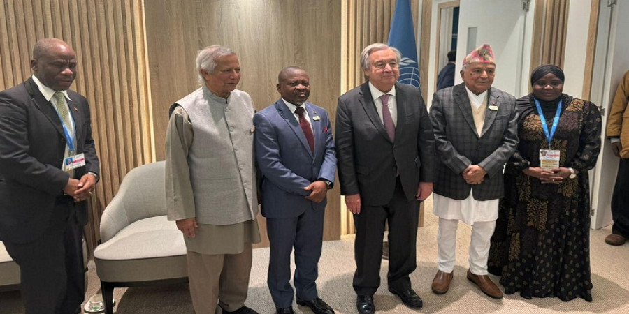 Dr. Muhammad Yunus with Global Leaders at COP29 Summit | Photo: Press Wing of the Chief Advisor