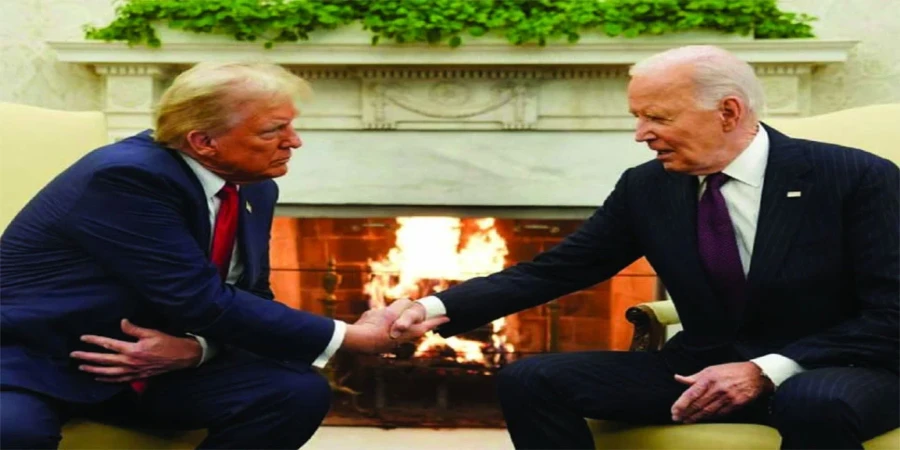 Donald Trump and Joe Biden. Photo: Collected