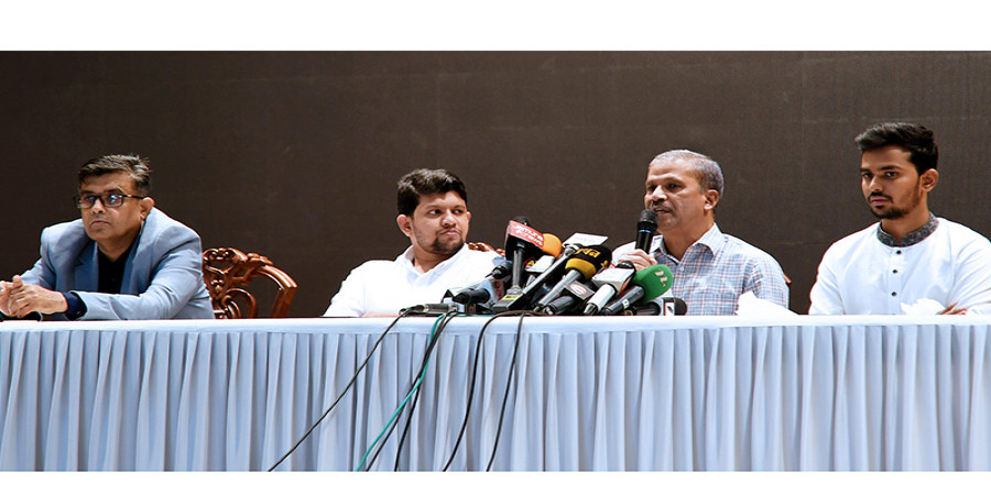 Asif Nazrul speaks at the press briefing regarding the Advisory Council meeting | Photo: PID