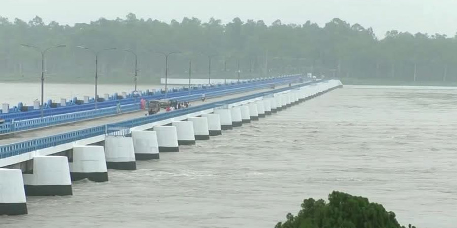 Teesta Barrage Gates Opened as Water Levels Rise from Rain and Hill Runoff Photo: Collected