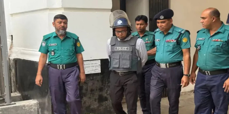 Former CTTC Officer Ishtiak Ahmed Jailed Over Alleged Role in Drone Surveillance During July Uprising Photo: Collected